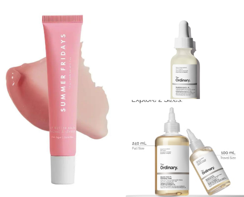 daily skincare recs cover photo collage