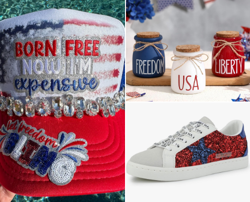 Star Spangled Summer Finds cover photo collage
