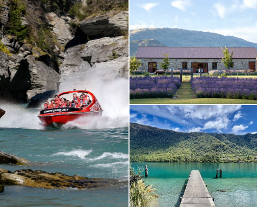 Queenstown travel guide cover photo collage