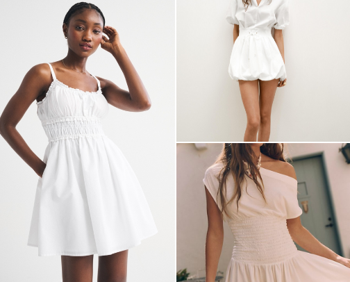 Small band large cup Graduation Dresses cover photo collage