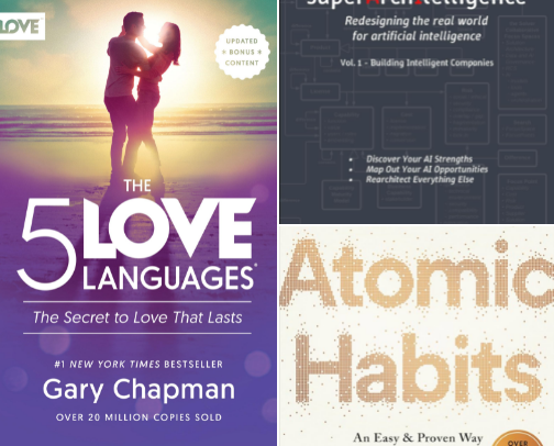 My favorite book recs cover photo collage