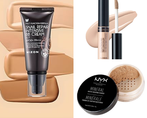 effortless glam: flawless makeup, zero stress cover photo collage