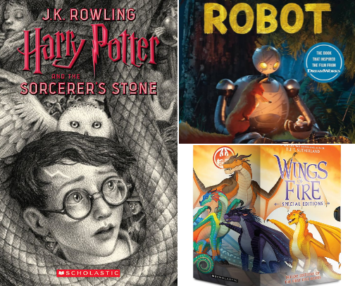 Chapter books grades 3-5 cover photo collage