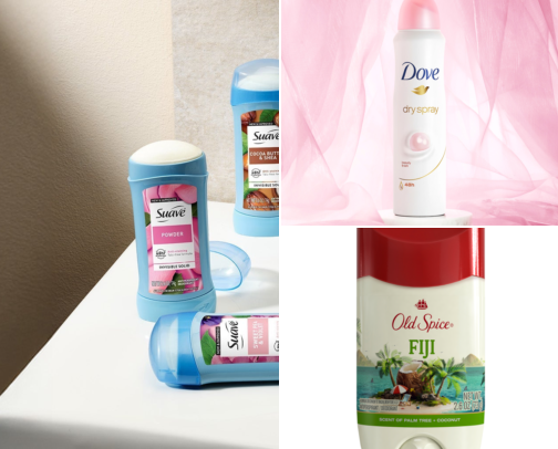 Favorite deodorant cover photo collage