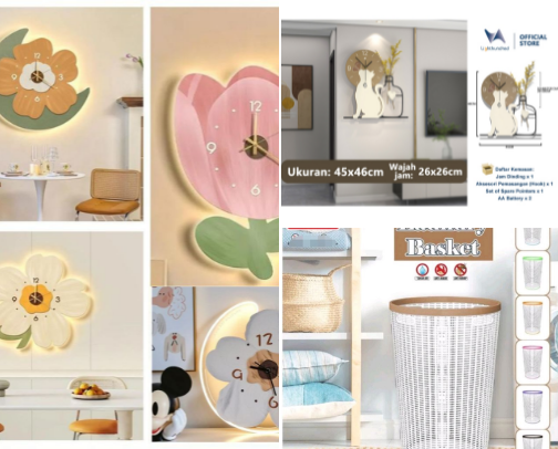 Aesthetic Home Decoration ✨ cover photo collage