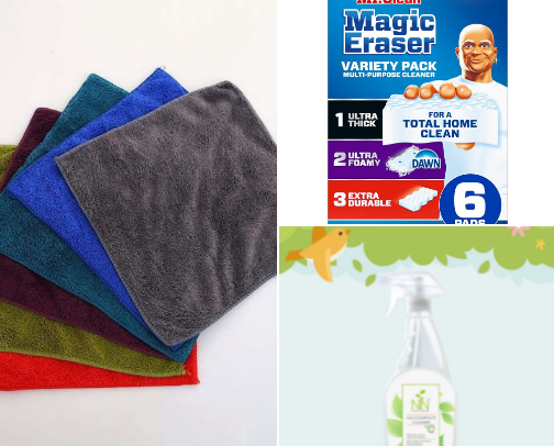 🧽✨ “Top-Rated & Budget-Friendly Cleaning Must-Have" cover photo collage