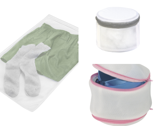 I Finally Found Mesh Laundry Bags That Stop My Bras From Getting Wrecked cover photo collage