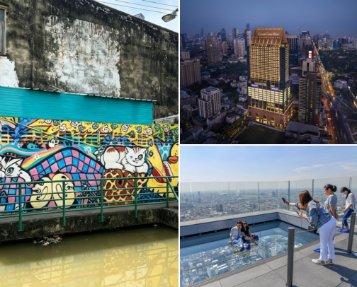 Lovely hotels in Sathorn, Bangkok, Thailand cover photo collage