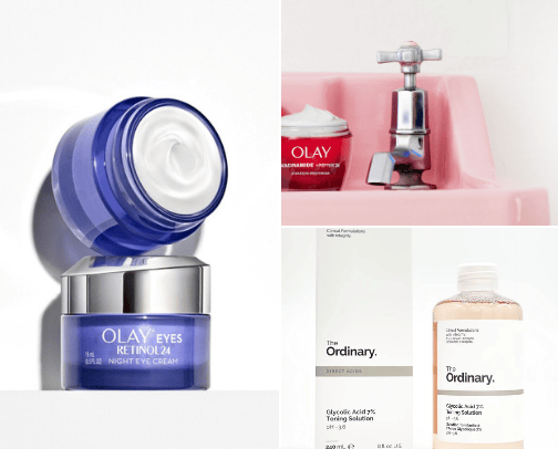 Skin care cover photo collage