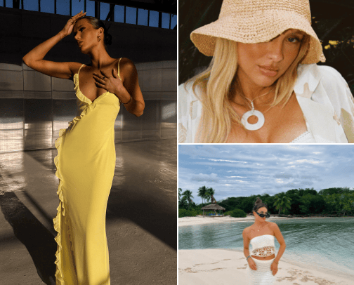 Vacation outfit inspo cover photo collage