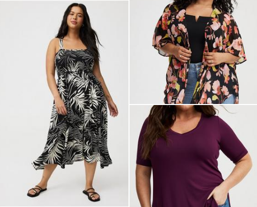 My favorite Plus Size Clothing cover photo collage