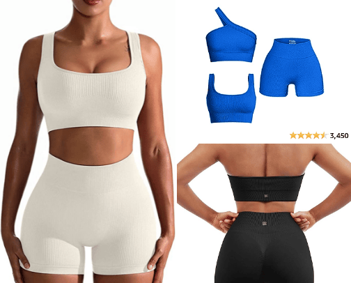 Workout Clothing cover photo collage