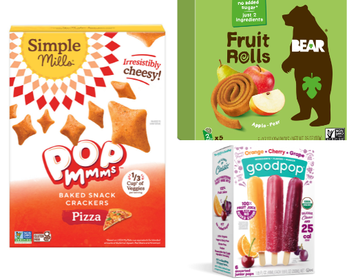 Toddler favorite snacks cover photo collage