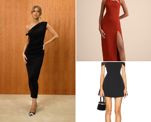wedding guest dresses under $100! cover photo collage