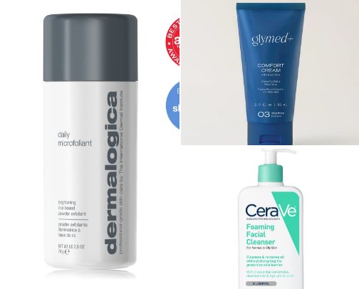 Fav skincare 🧼 cover photo collage