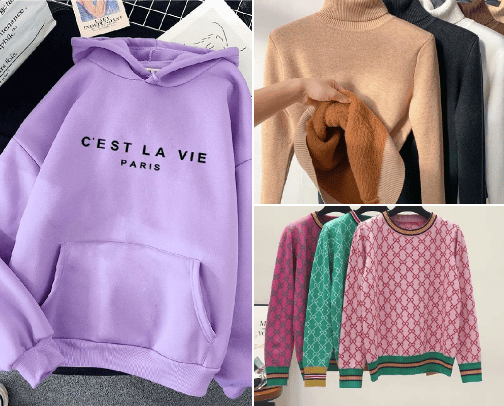 Affordable Winter SLAY - Sweater/Cardigan Edition cover photo collage