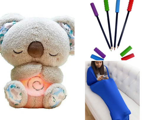 Little things that may or may not help neurodivergent children and adults cover photo collage