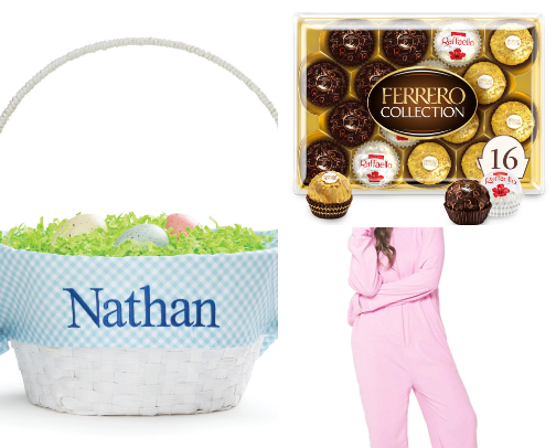 Easter baskets but make them unforgettable 🐣✨” cover photo collage