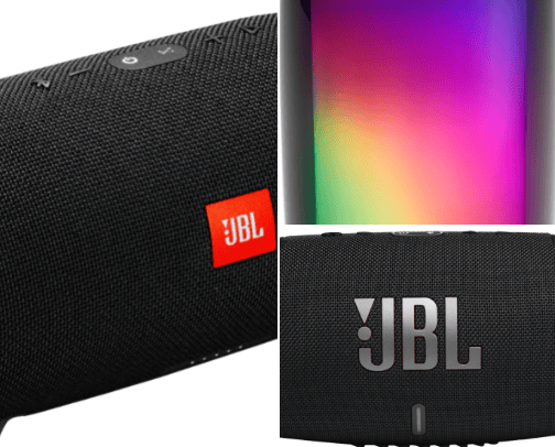 Portable Bluetooth Speakers cover photo collage