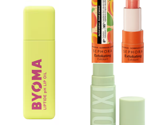 bests of lip oils,balms! cover photo collage