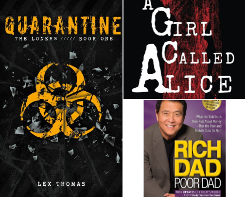 My favorite book recs cover photo collage