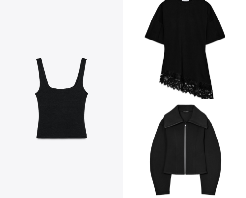 Zara recommendations cover photo collage