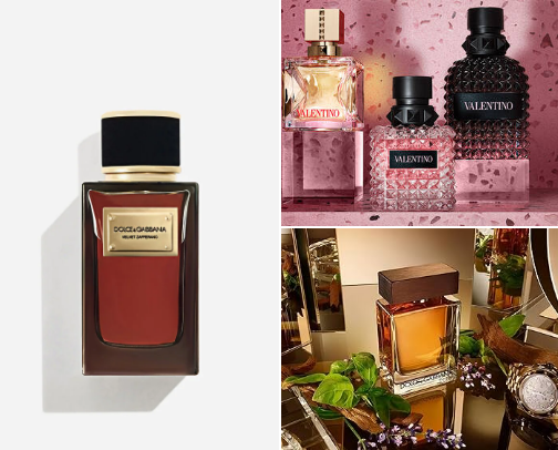 Parfumes cover photo collage