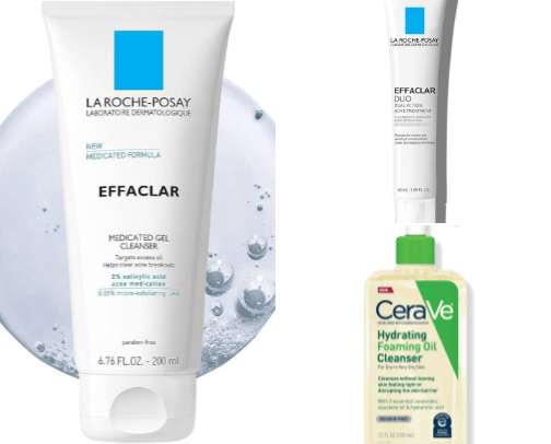 skincare for oily skin cover photo collage