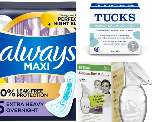 Postpartum Must haves cover photo collage