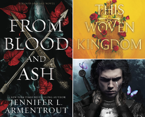 My Latest Fantasy Romance Reads cover photo collage