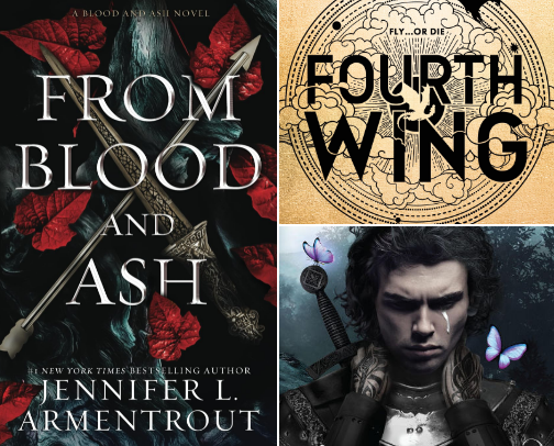 My Latest Fantasy Romance Reads cover photo collage