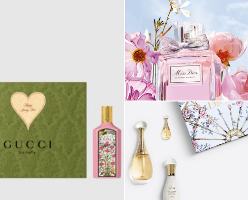 Fragrances cover photo collage