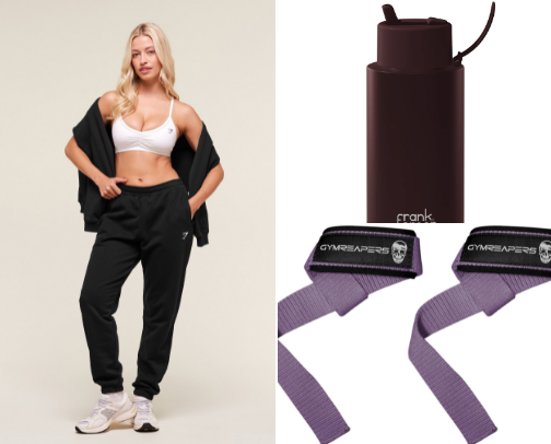 Gym Girl Essentials ✨ cover photo collage