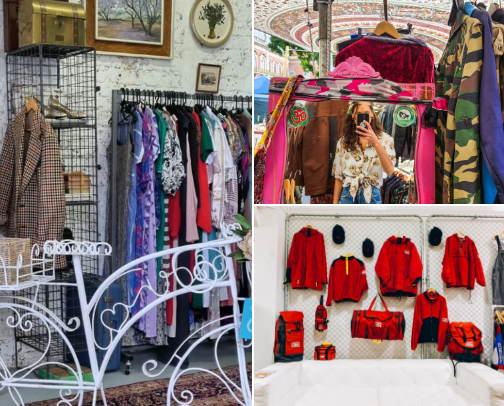 Sustainability matters - Thrifting stores activity  around the world cover photo collage