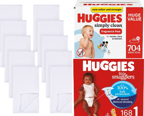DIAPER BAG ESSENTIALS cover photo collage