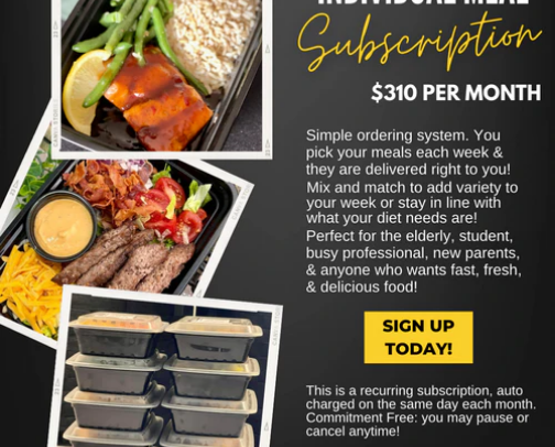 Blue Apron Unlimited Food Menu cover photo collage