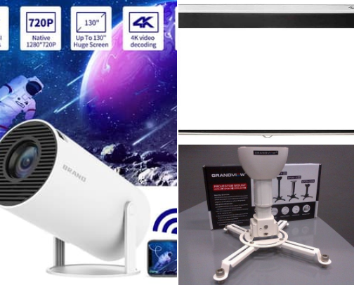 Projector cover photo collage