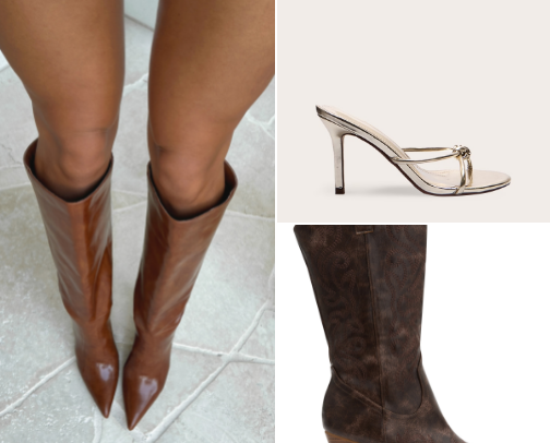 Chic Footwear Finds cover photo collage