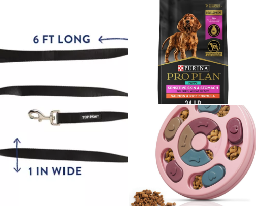 fave puppy items cover photo collage