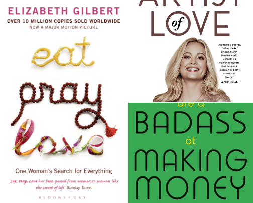 Spiritual Girlie Book Recommendations cover photo collage