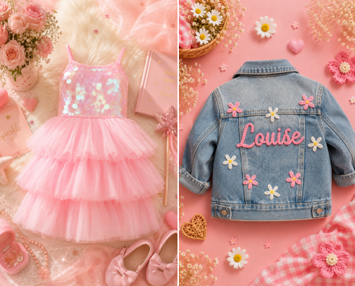 My Go-To Little Girl Clothing, Accessories & Must-Haves cover photo collage