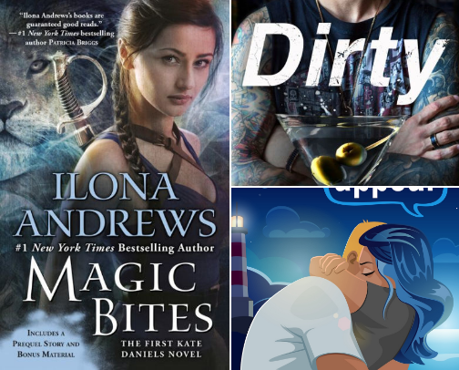 Book Favorites: Fantasy, Hockey Romance, Rock Stars & More cover photo collage