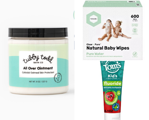 Kids items cover photo collage