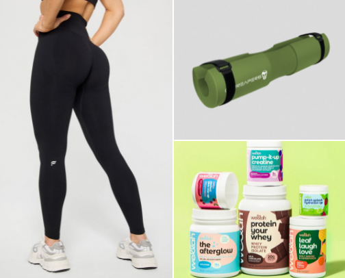 Fitness Must Haves cover photo collage