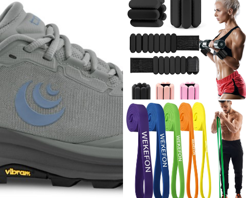 Muscle Mommy essentials  💪👩‍🦱 cover photo collage