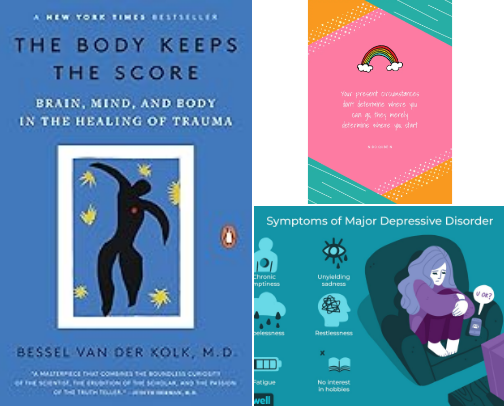 Mental health recs cover photo collage