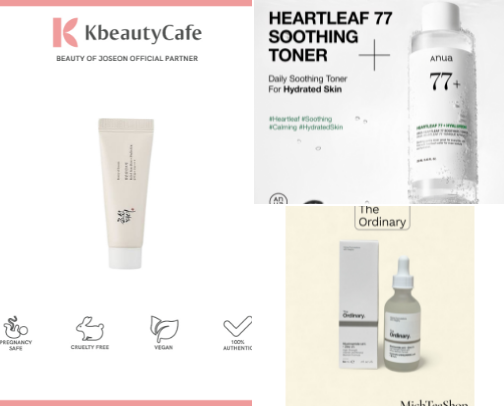 TRENDING BEAUTY AND SKINCARE cover photo collage