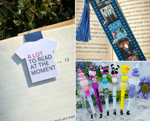 Bookish Accessories cover photo collage