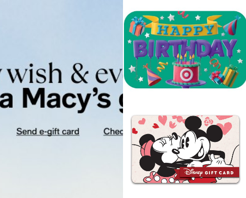GIFT CARDS FOR EVERYTHING!!!! cover photo collage