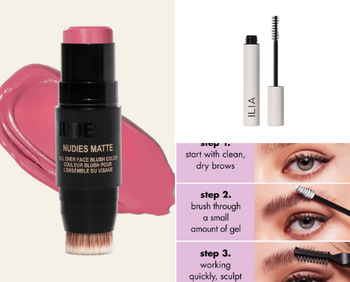 Clean-ish Makeup Products for the minimalist cover photo collage